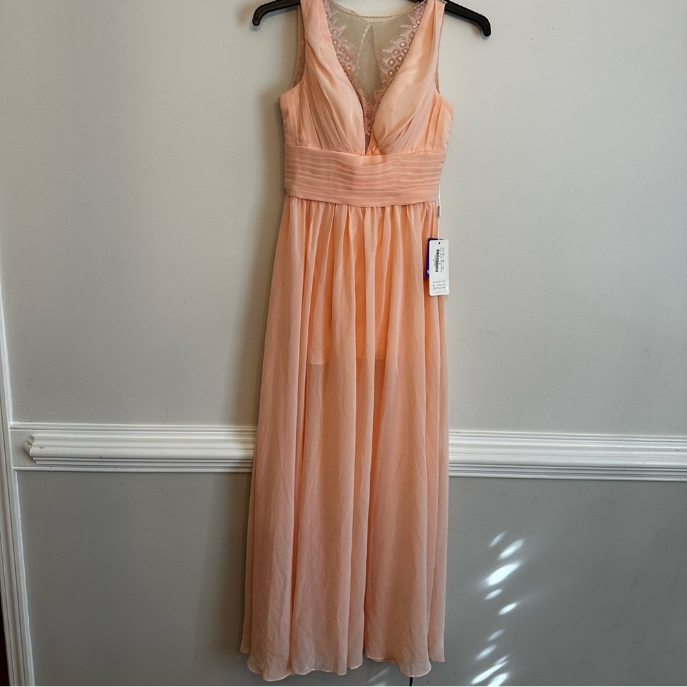 JJ’s House Pearl Pink Gown NWT